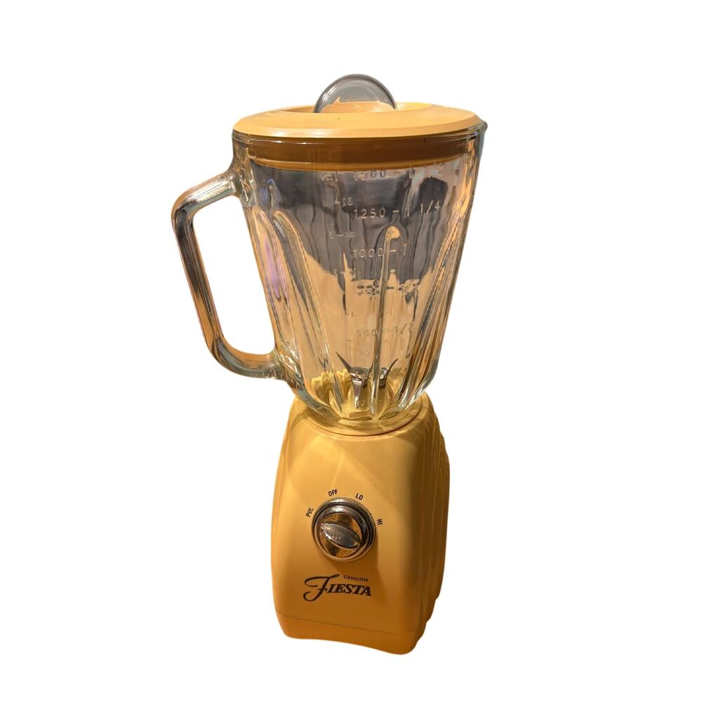 Homer Laughlin Electric Blender Fiesta Yellow (Intro 1987) RARE